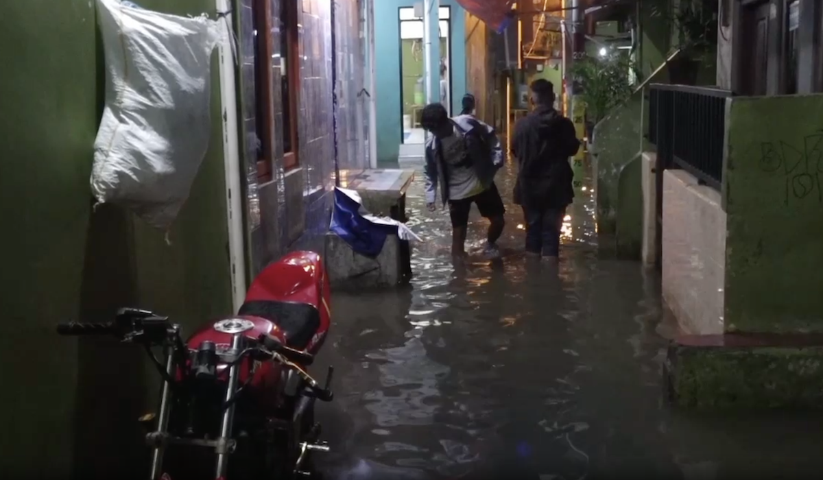 Permukiman di Kebon Pala tergenang air setinggi 75 cm