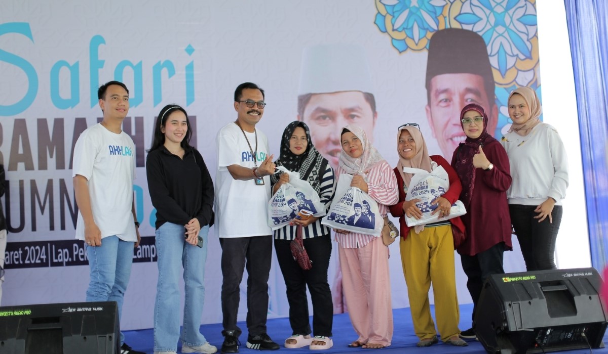 Safari Ramadhan BUMN 2024 di Lapangan Pekalongan, Lampung Timur.