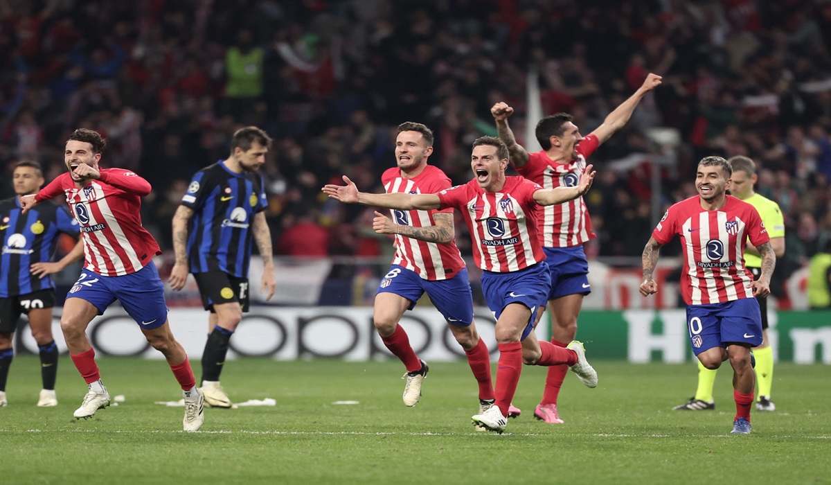 Atletico Madrid vs Inter Milan, Los Rojiblancos Melaju ke Perempat Final Liga Champions Usai Menang Adu Penalti