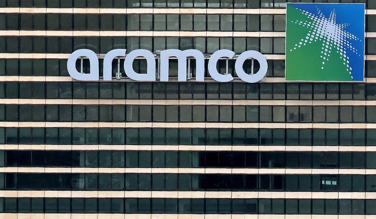 Menara Aramco di King Abdullah Financial District (KAFD) di Riyadh pada 16 April 2023.