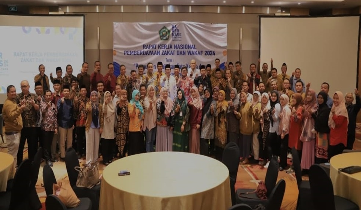 Rapat Kerja Nasional Pemberdayaan Zakat dan Wakaf 2024.