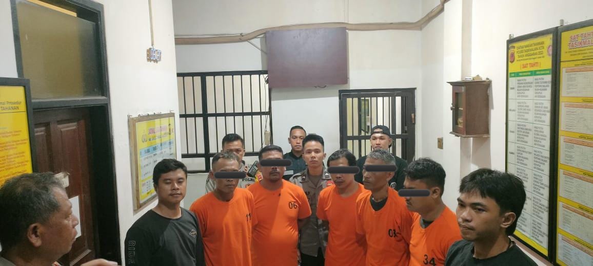 Lima anggota ormas ditangkap Polres Tasikmalaya Kota