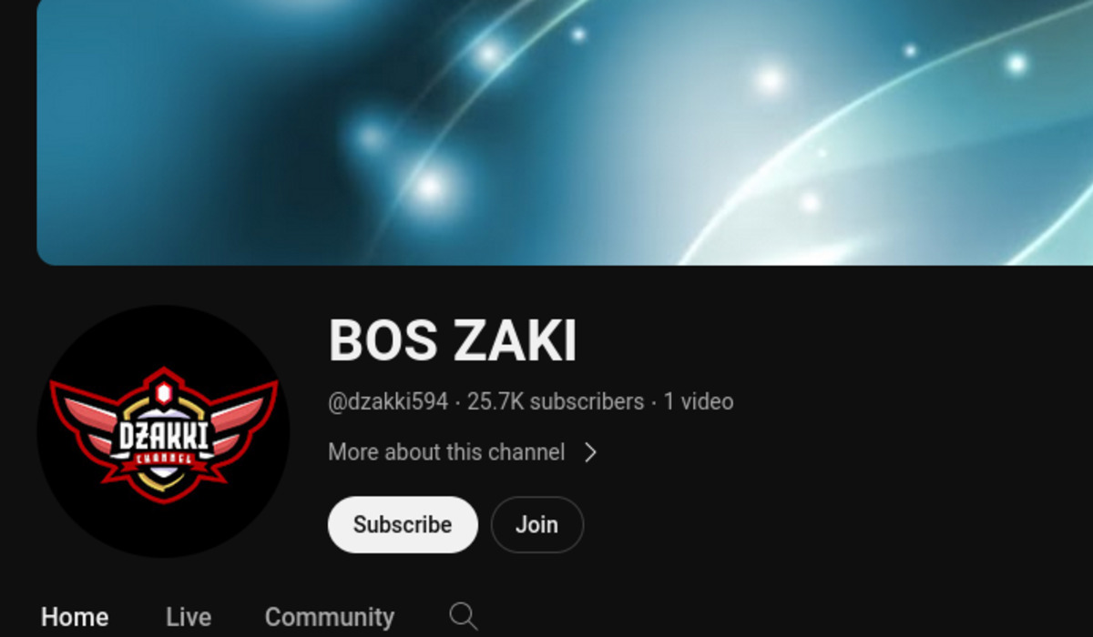 Akun Youtube Bos Zaki @dzakki594.