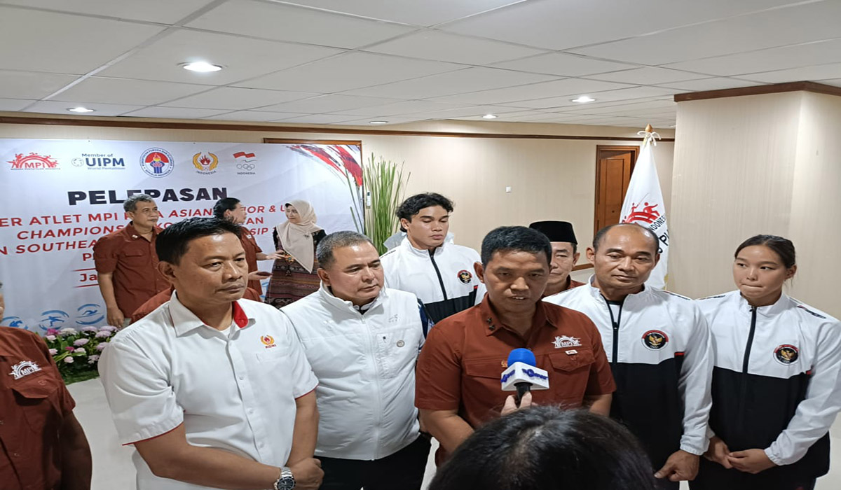 Ketum PP MPI Marsekal Muda (Marsda) TNI Purwoko Aji Prabowo (tengah).