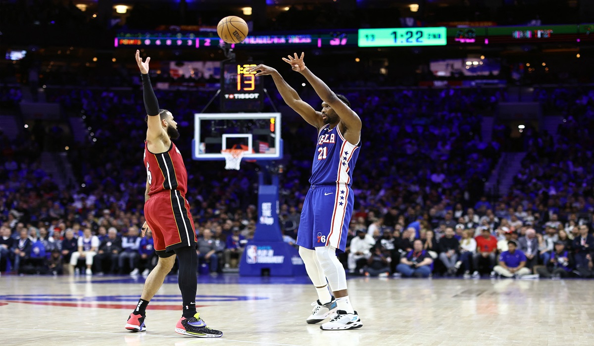 Philadelphia 76ers vs Miami Heat, Menang, Sixers Bertemu New York Knicks di Playoff NBA
