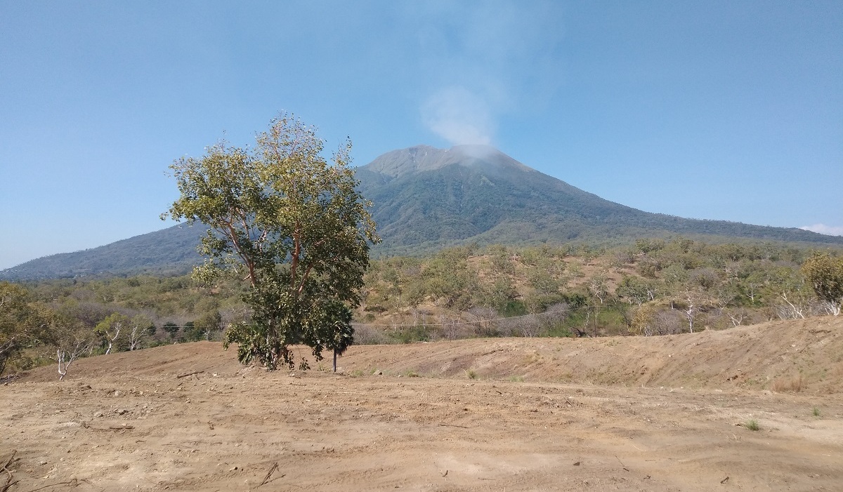 Gunung Ile Lewotolok, Kabupaten Lembata, NTT. 