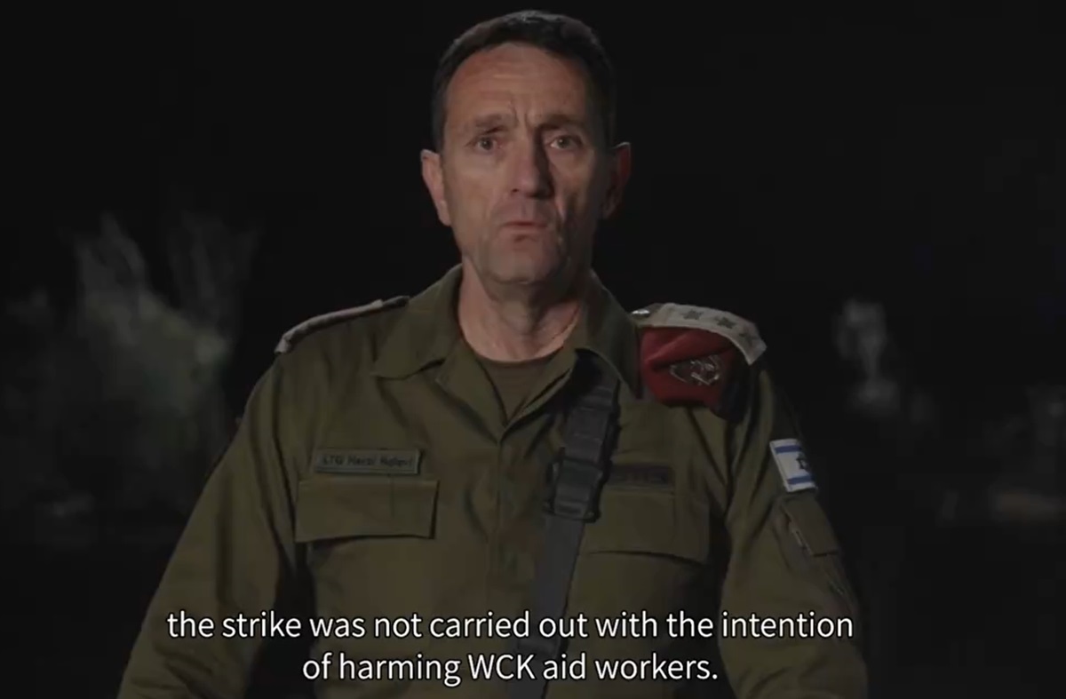 Pasukan Israel mengakui pembunuhan tujuh pekerja bantuan dari lembaga amal AS dalam serangan udara di Gaza adalah 