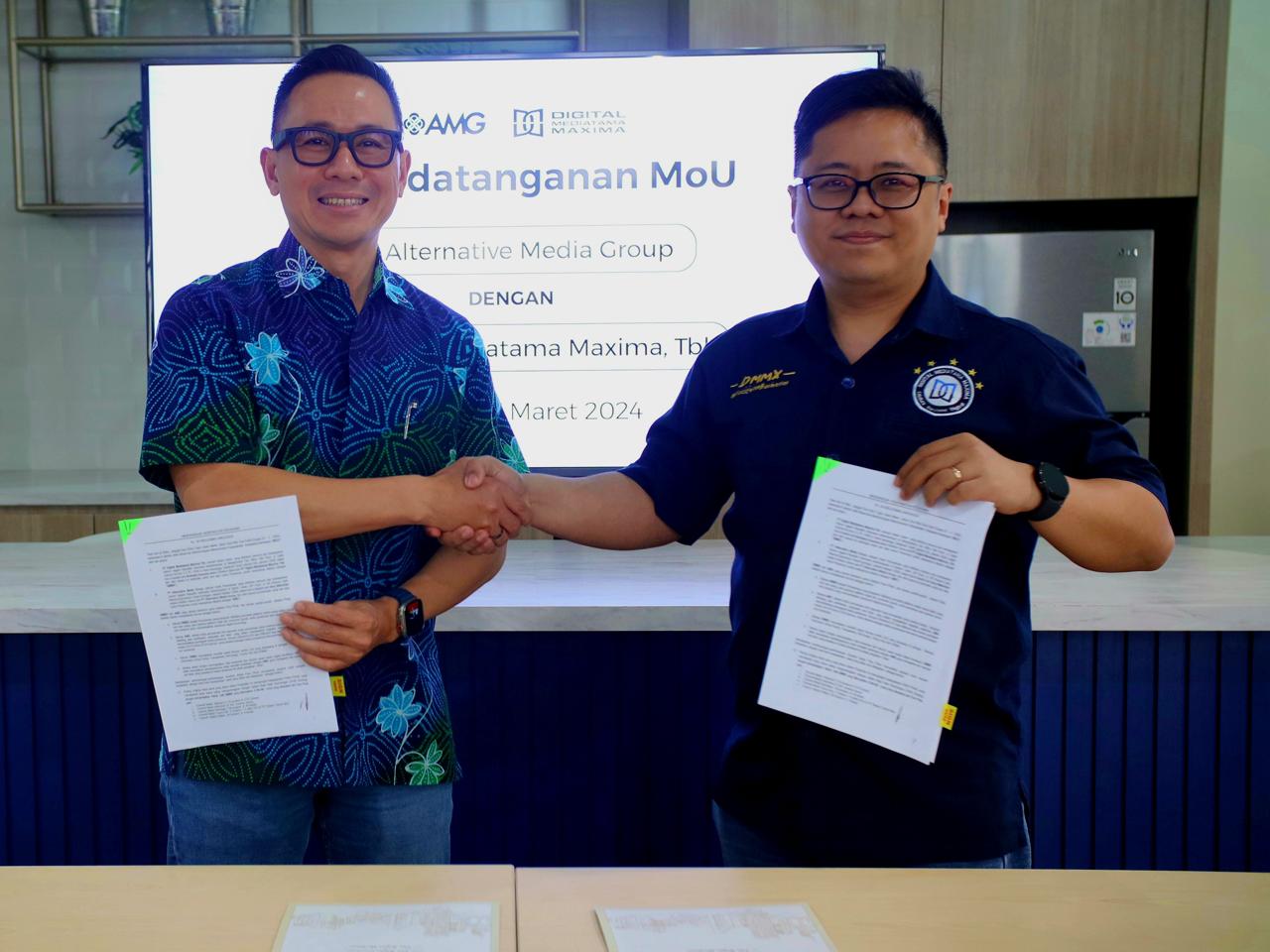 MOU kerja sama AMG dan DMMX.