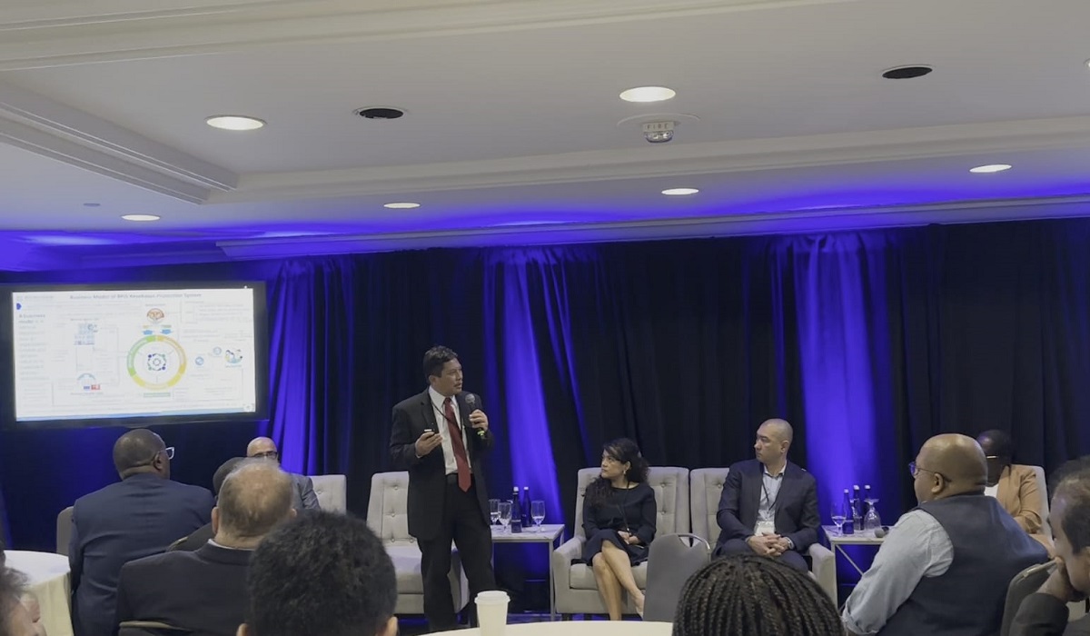 Direktur Utama BPJS Kesehatan, Ghufron Mukti menjadi pembicara pada tiga sesi kegiatan yang diadakan oleh The Annual Health Financing Forum