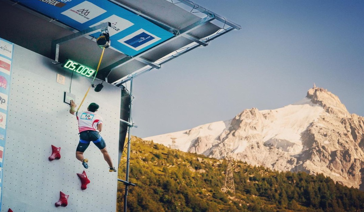 Atlet panjang tebing Indonesia Kiromal Katibin