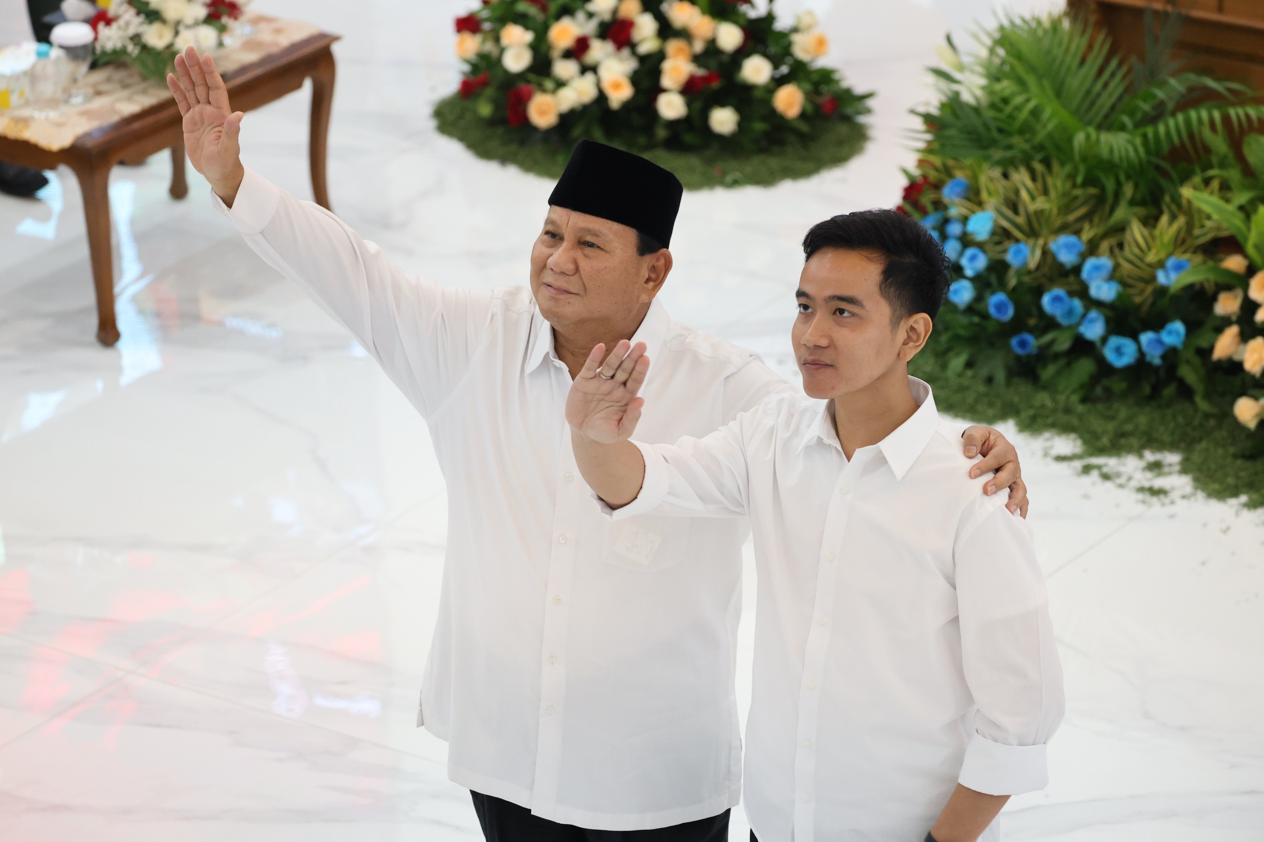 Pasangan presiden dan wakil presiden terpilih Prabowo Subianto - Gibran Rakabuming Raka