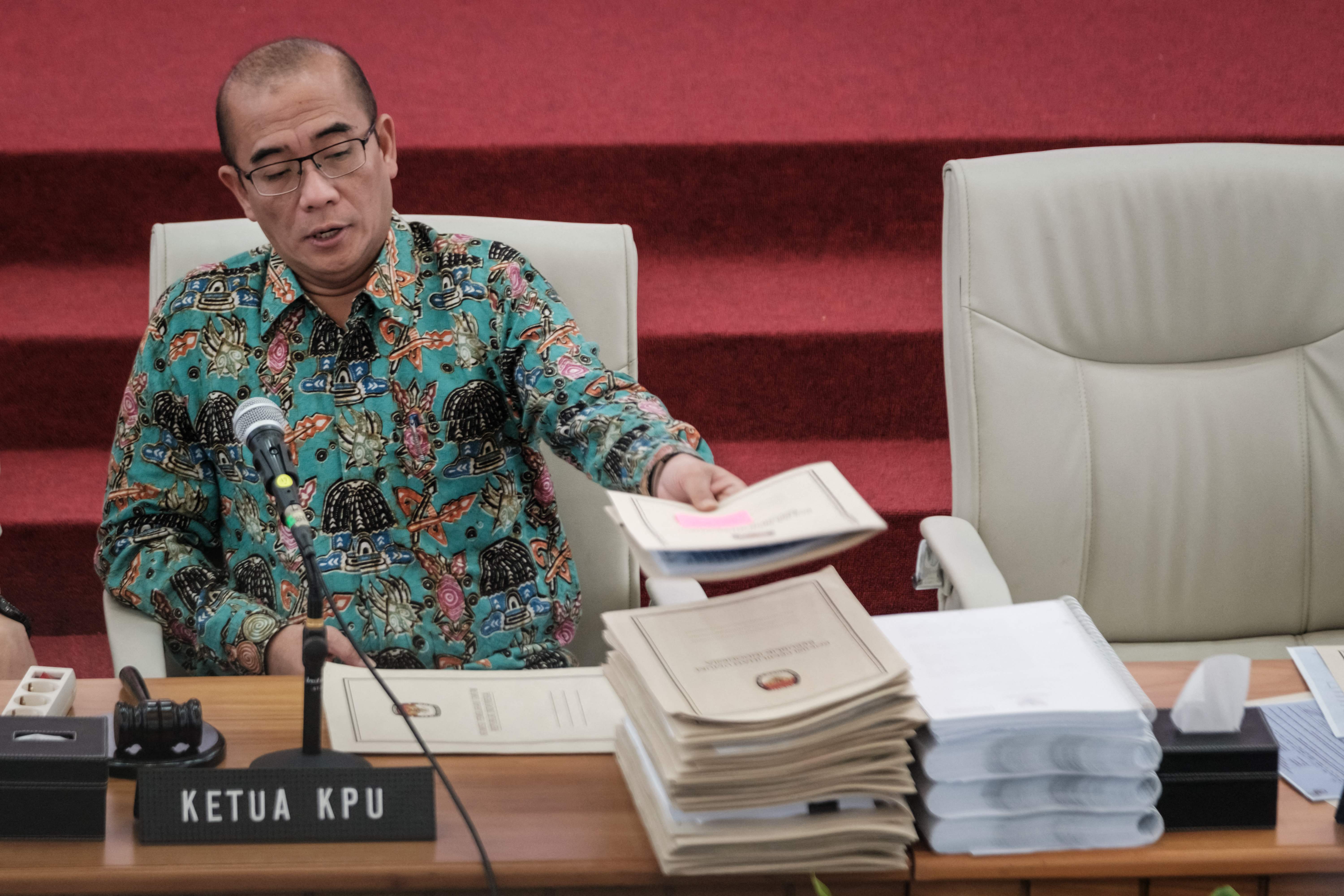 Ketua KPU Hasyim Asy'ari