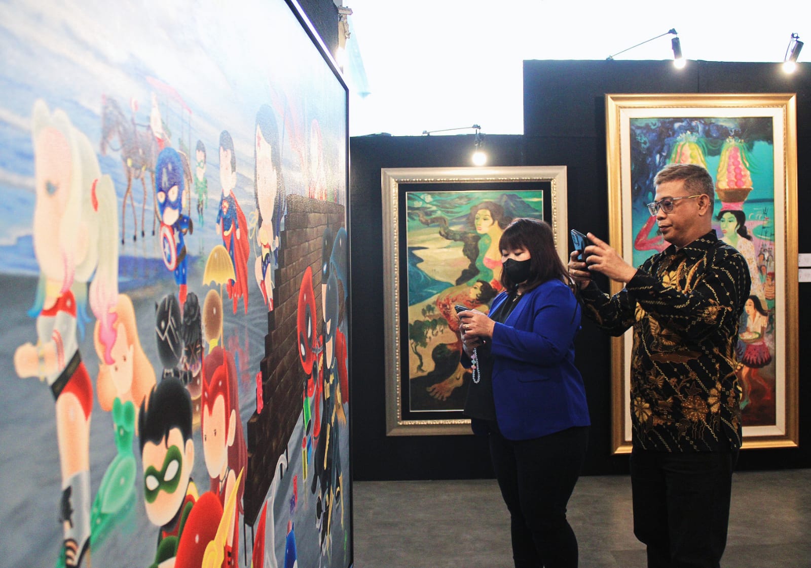 Sejumlah Lukisan Langka Karya Pelukis Ternama Dilelang.