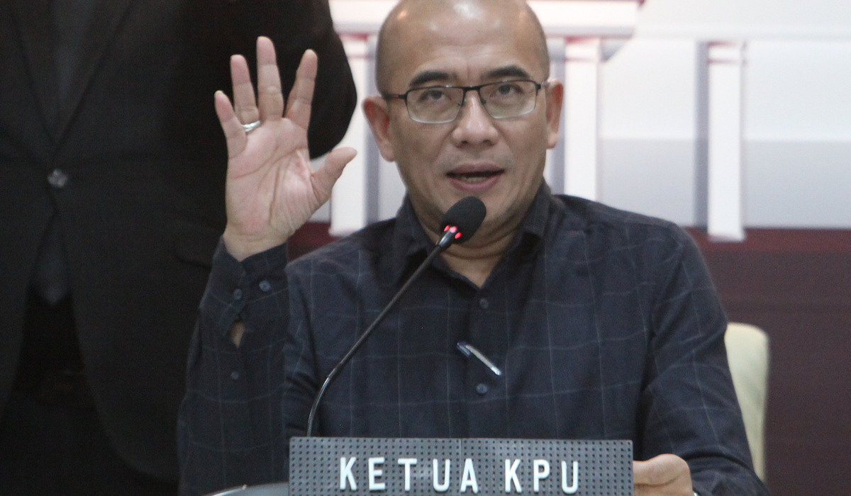 Ketua Komisi Pemilihan Umum (KPU) Hasyim Asy'ari.