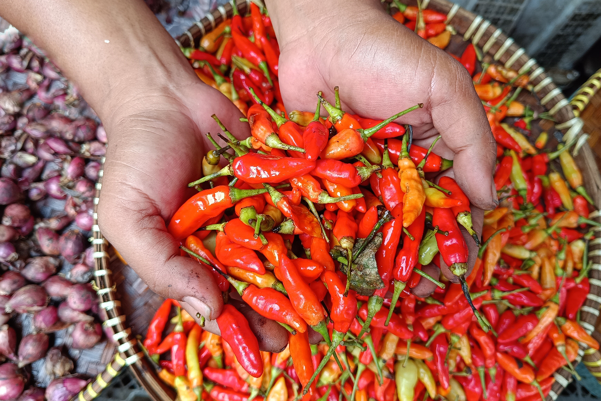 H+3 Lebaran, Bawang dan Cabai Langka di Pasar Tradisional Depok