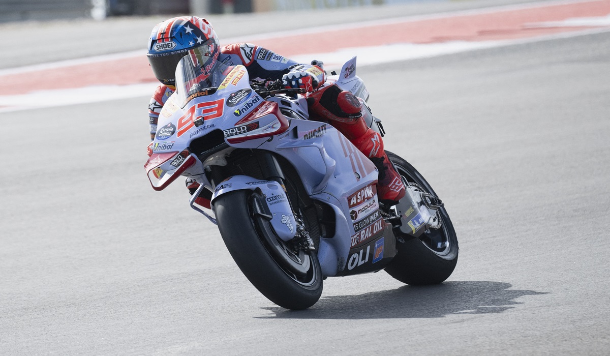 Pembalap Gresini Racing Marc Marquez 