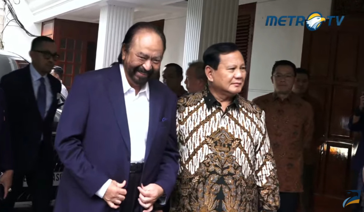 Surya Paloh Bertemu Prabowo Subianto di Kertanegara