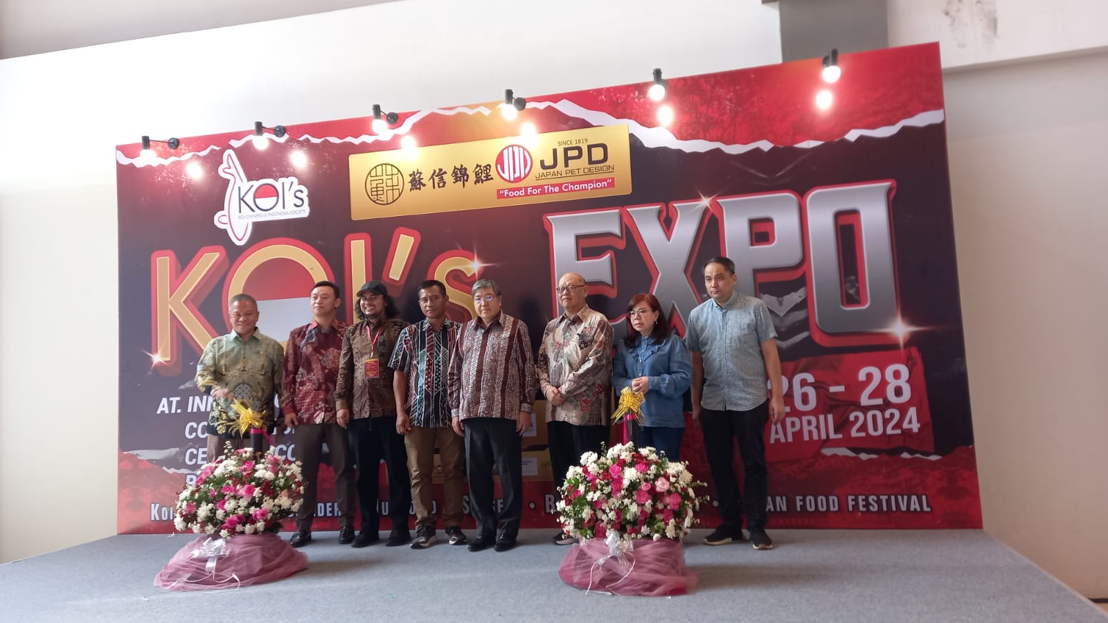 Koi Expo & Koi Festival digelar 26-28 April 2024  di Gedung Innovation Convention Center (ICC) BRIN Cibinong, Bogor, Jawa Barat.