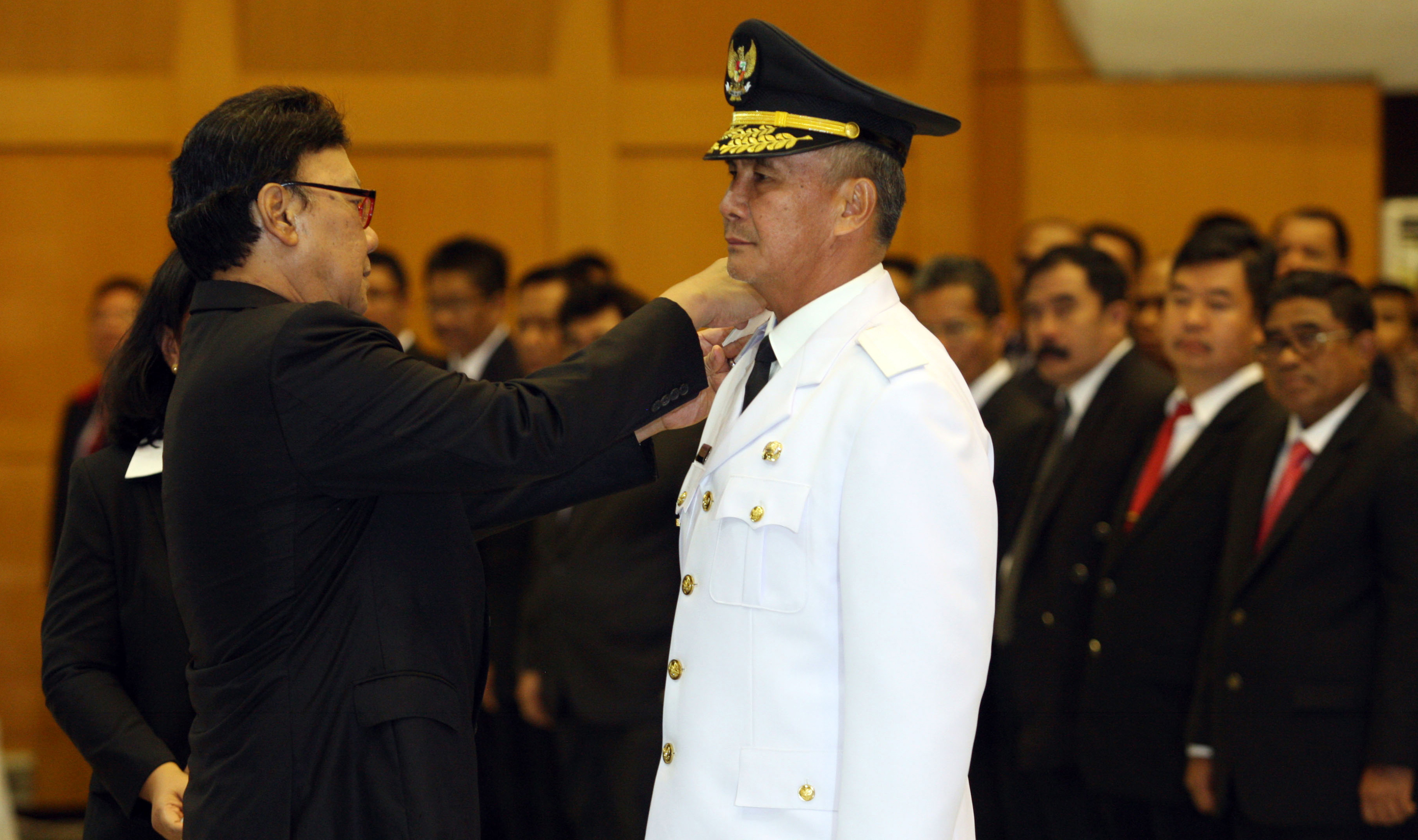 Irjen Pol (Purn) Carlo Brix Tewu saat dilantik menjadi Penjabat Gubernur Sulawesi Barat beberapa waktu lalu.