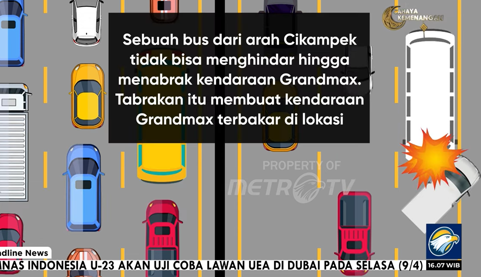 Kronologi kecelakaan maut KM 58 Tol Japek