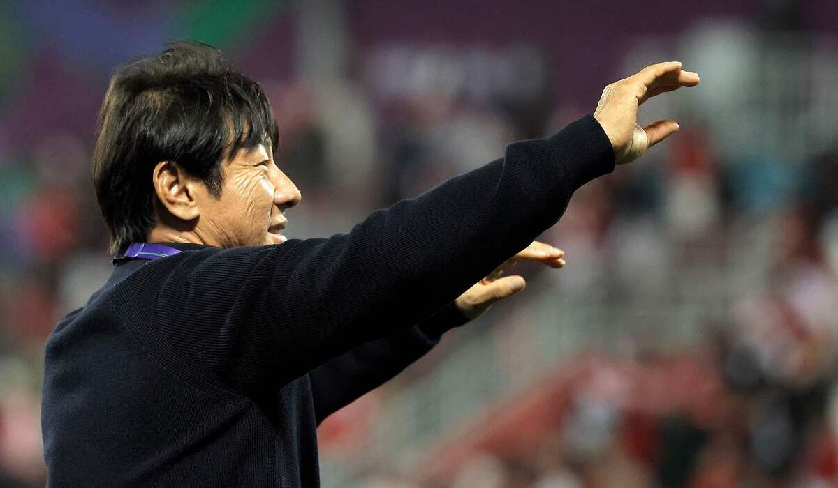 Pelatih timnas u-23 Indonesia, Shin Tae-yong.