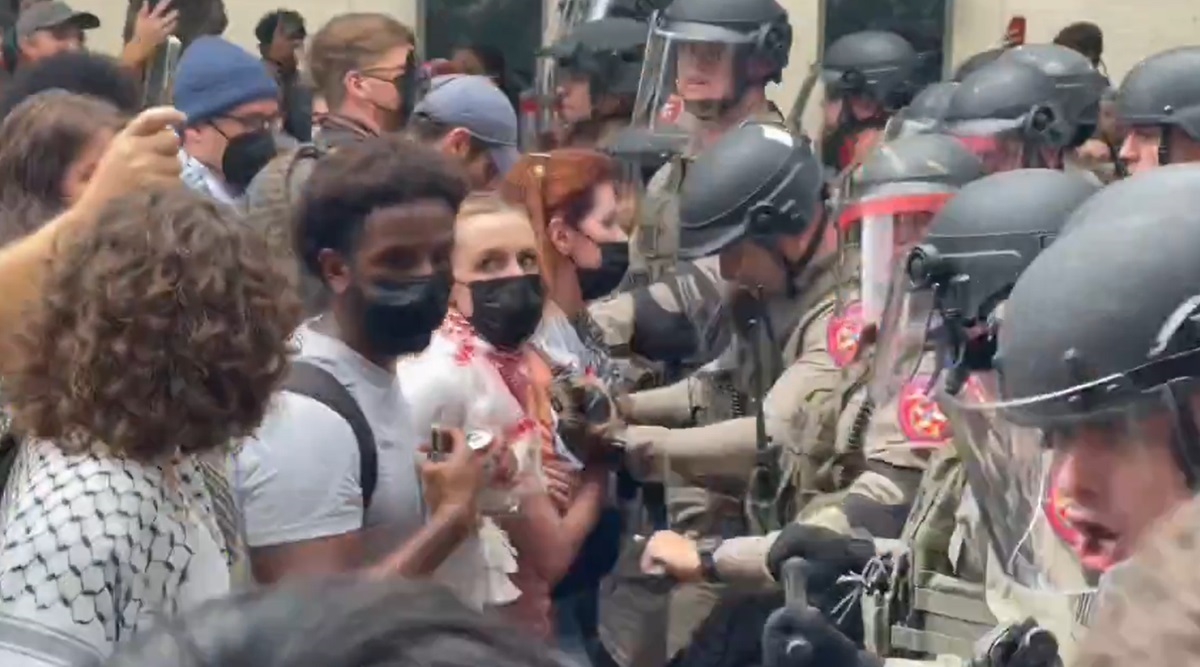 150 Orang Ditahan Saat Polisi Membersihkan Kemah Pro-Palestina di Dua Kampus Amerika serikat