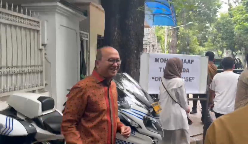 Ketua Tim Kampanye Nasional (TKN) Prabowo-Gibran, Rosan Roeslani bertamu ke rumah Megawati