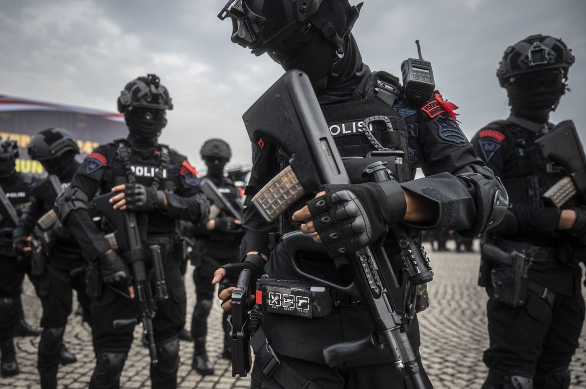 2.713 Personel Polisi Gabungan Amankan Demo di Monas Hari Ini