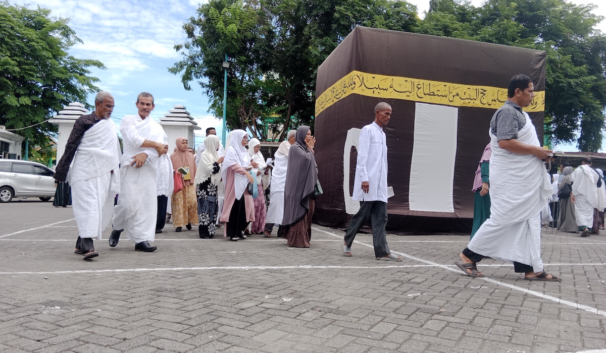 Calon jemaah haji Klaten ikut bimbingan haji