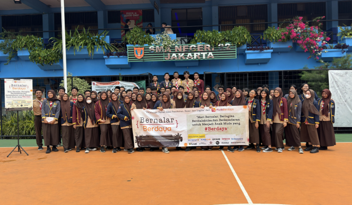 Kegiatan Bernalar Berdaya di SMAN 22 Jakarta Timur.