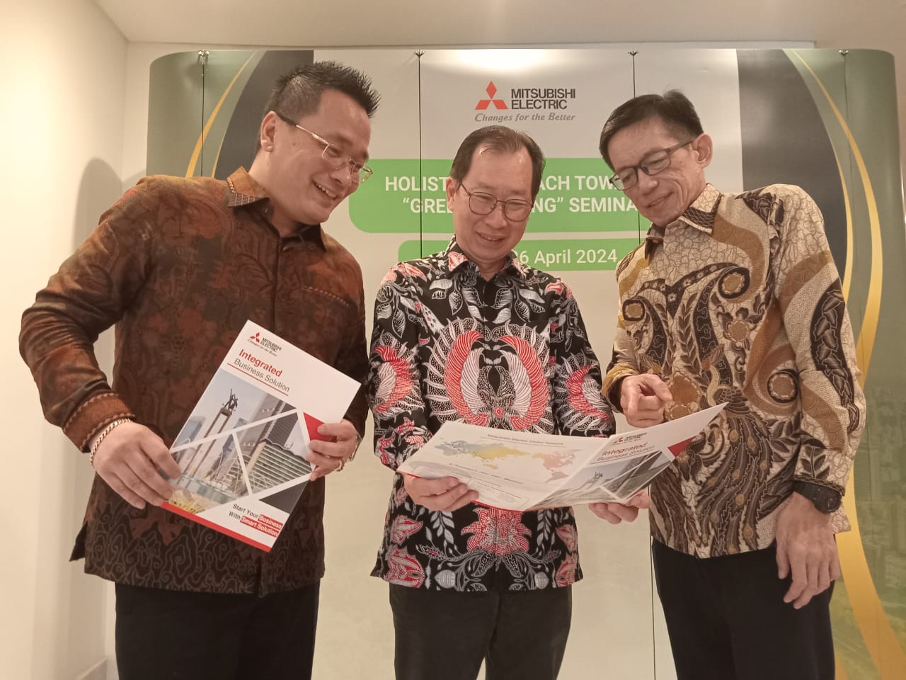 Mitsubishi Electric juga berkomitmen memperbesar tingkat kandungan dalam negeri (TKDN).