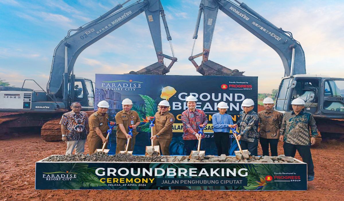 Progres Group bantu Pemerintah Kota Tangsel bangun jalan penghubung di Ciputat