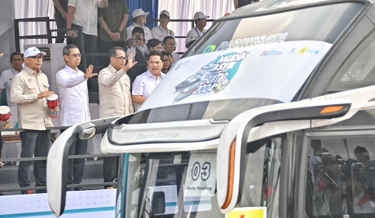 Menhub Budi Karya Sumadi mengapresiasi BUMN yang menyelenggarakan mudik gratis