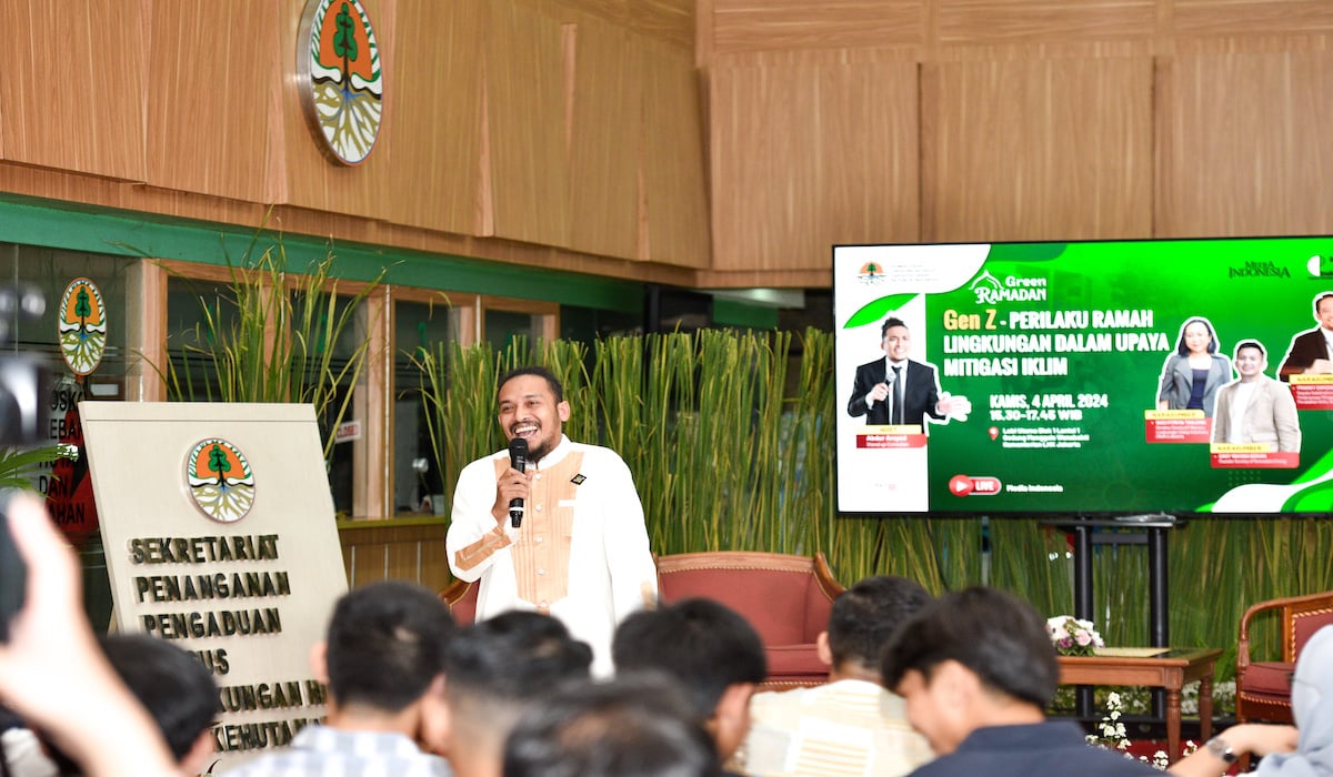 Talkshow Green Ramadan yang digelar KLHK di Gedung Manggala Wanabakti, Jakarta pada Selasa (2/4) dan Kamis (4/4) 
