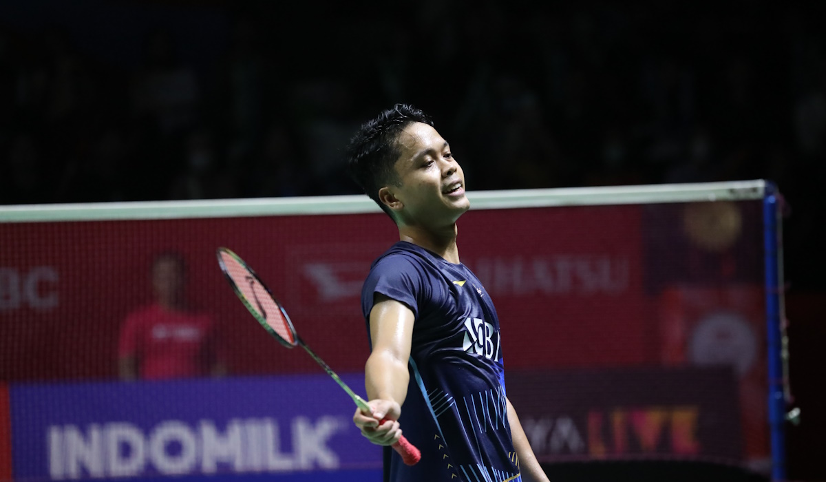 Pebulu tangkis tunggal Putra Indonesia Anthony Sinisuka Ginting
