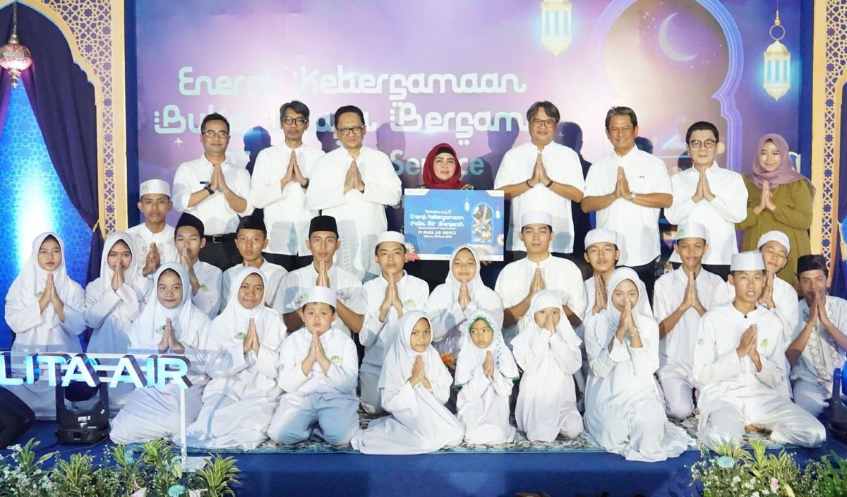 Pelita Air menggelar acara buka puasa bersama dan santunan kepada anak yatim piatu.