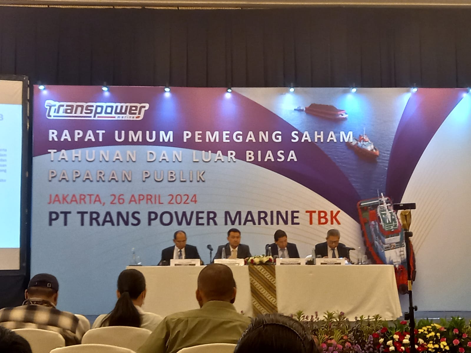 RUPST PT Trans Power Marine Tbk (TPMA).