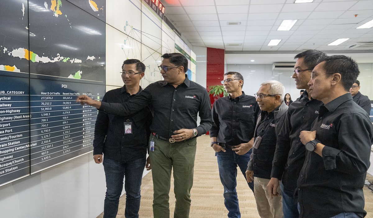 Layanan jaringan Indosat Ooredoo Hutchison.