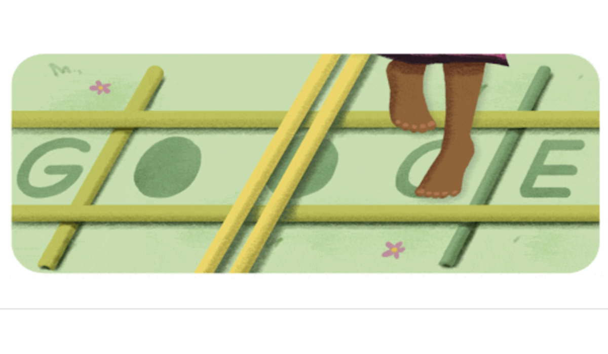 Google Doodle 29 April 2024 menggambarkan Tari Rangkuk Alu dari Manggarai 