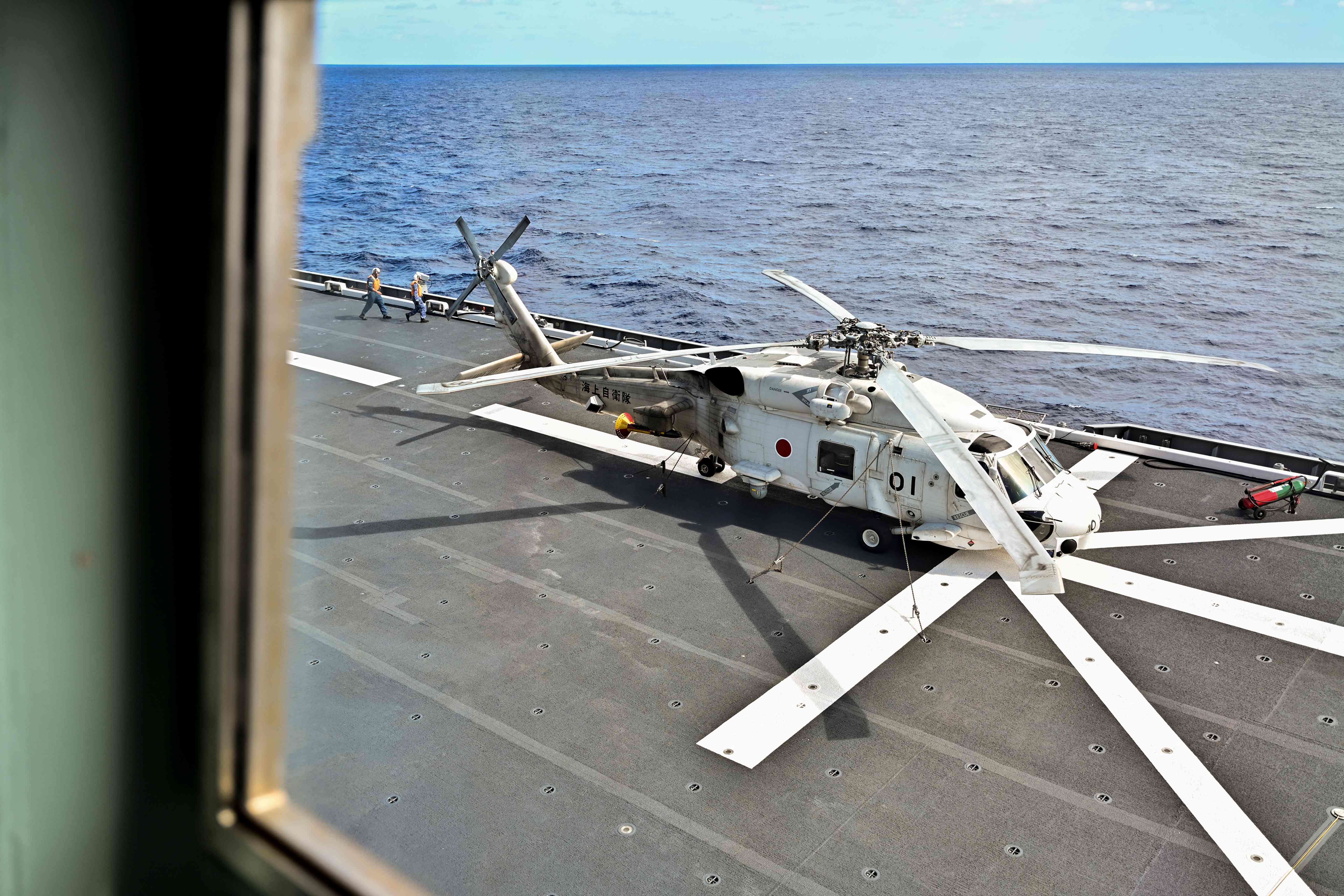 Ilustrasi: Helikopter pasukan bela diri Jepang