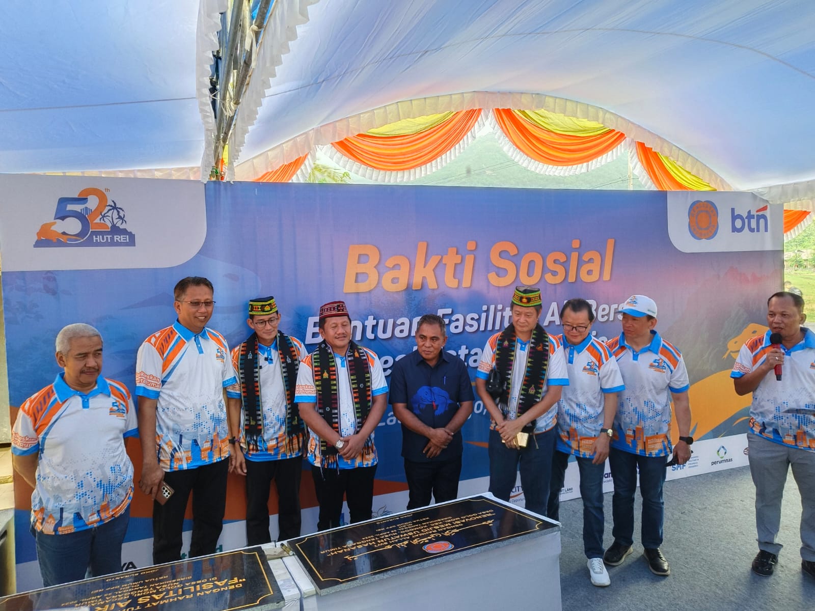 Bantuan penyediaan fasilitas air bersih tersebut dilatarbelakangi masyarakat Desa Golo Mori yang sudah lama mengalami kesulitan air.