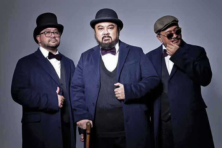 (kiri ke kanan) Band Sore beranggotakan Bemby Gusti, Awan Garnida, dan Firza Achmar (Ade) Paloh. Ade tutup usia 19 Maret 2024.