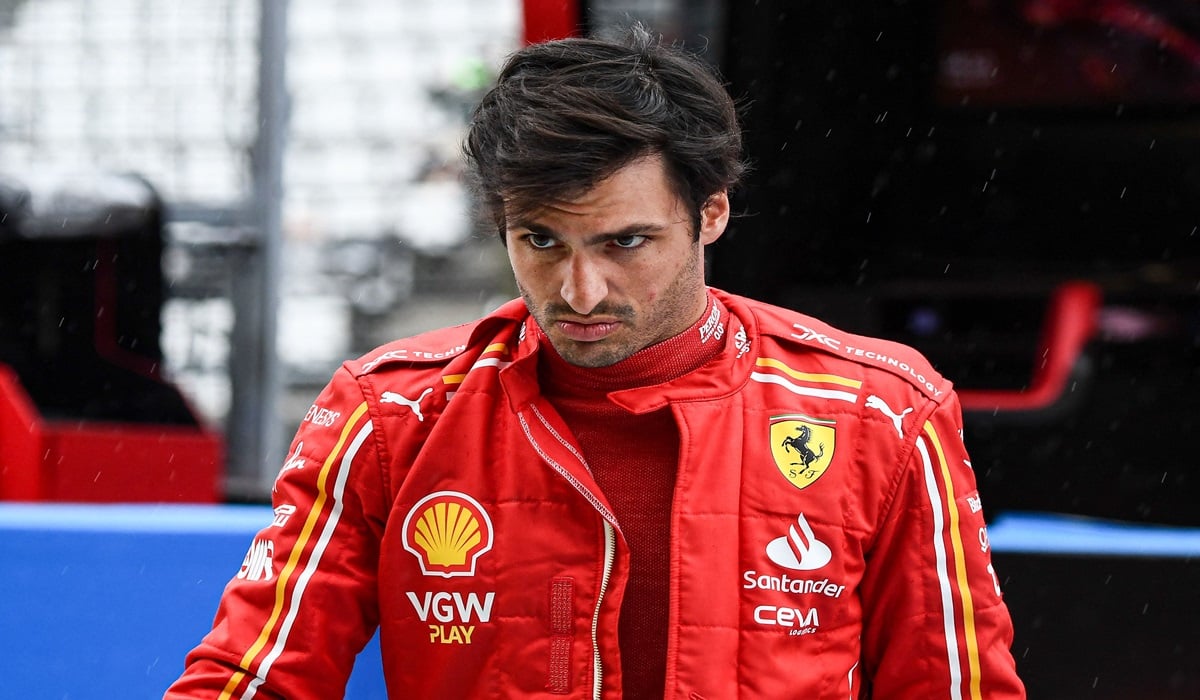Pembalap Ferrari Carlos Sainz