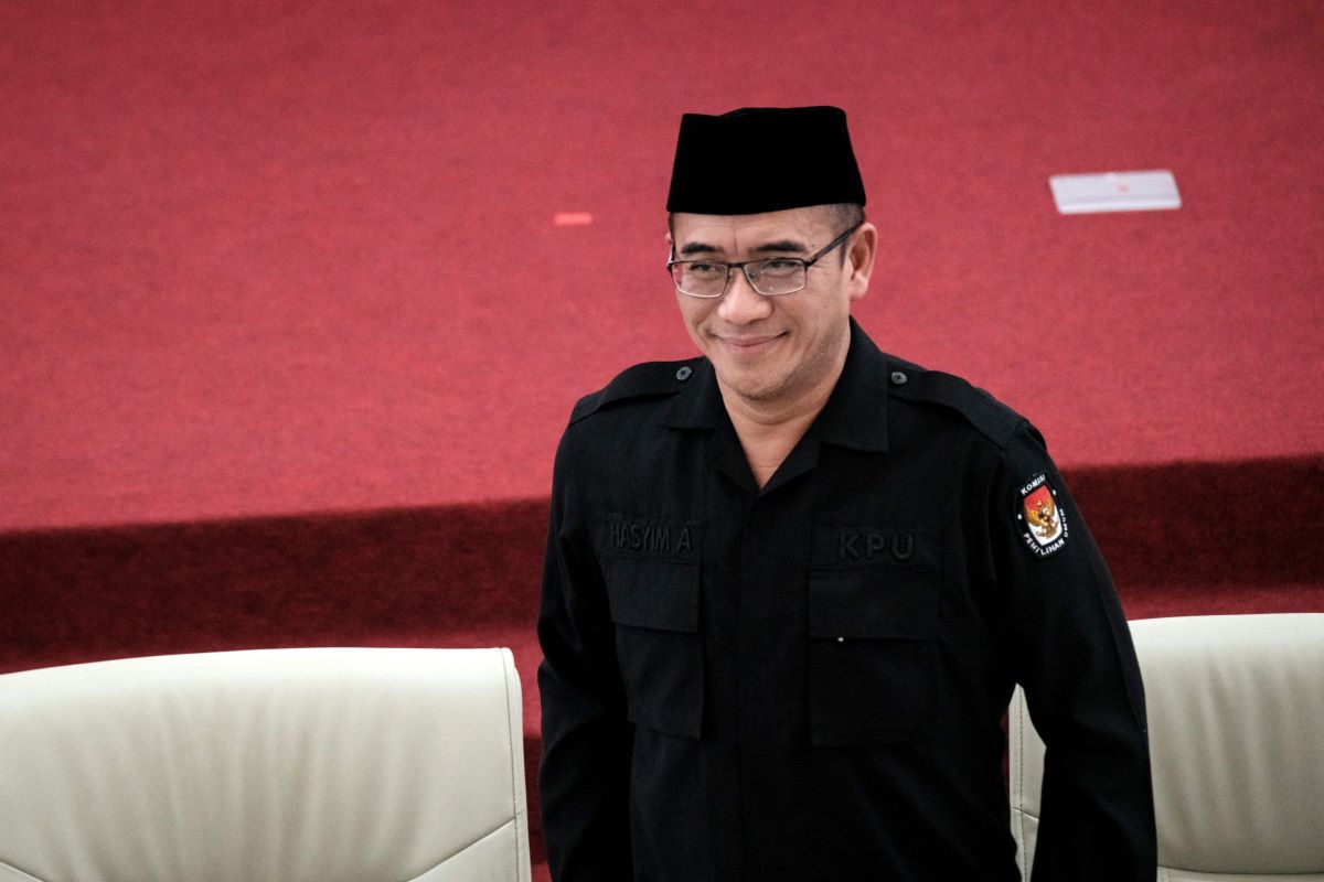 Ketua KPU Hasyim Asy'ari