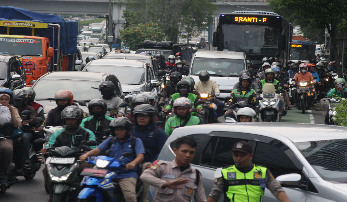Kemacetan di Jakarta 