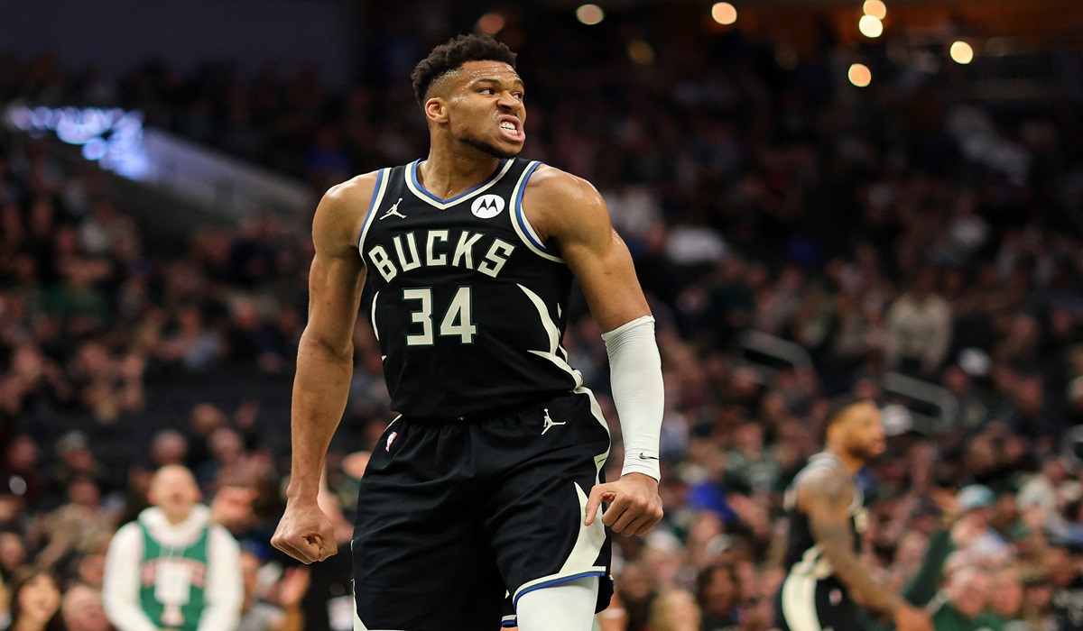 Bintang Milwaukee Bucks Giannis Antetokounmpo