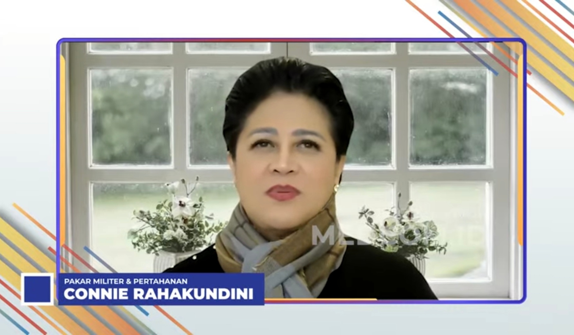 Pakar militer dan pertahanan, Connie Rahakundini Bakrie, dalam program Crosscheck by Medcom.id.