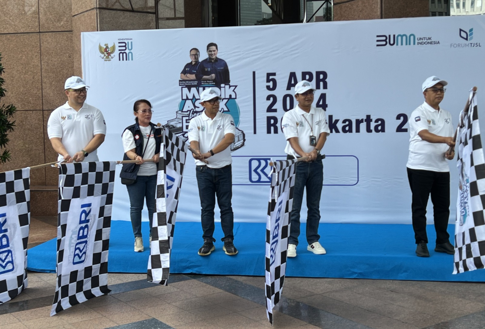 Pelepasan Mudik Asyik Bersama BUMN 2024 di Jakarta.