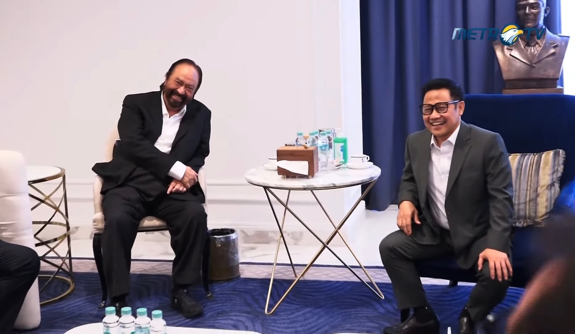 Pertemuan Ketua Umum NasDem Surya Paloh dan Ketua Umum PKB Muhaimin Iskandar