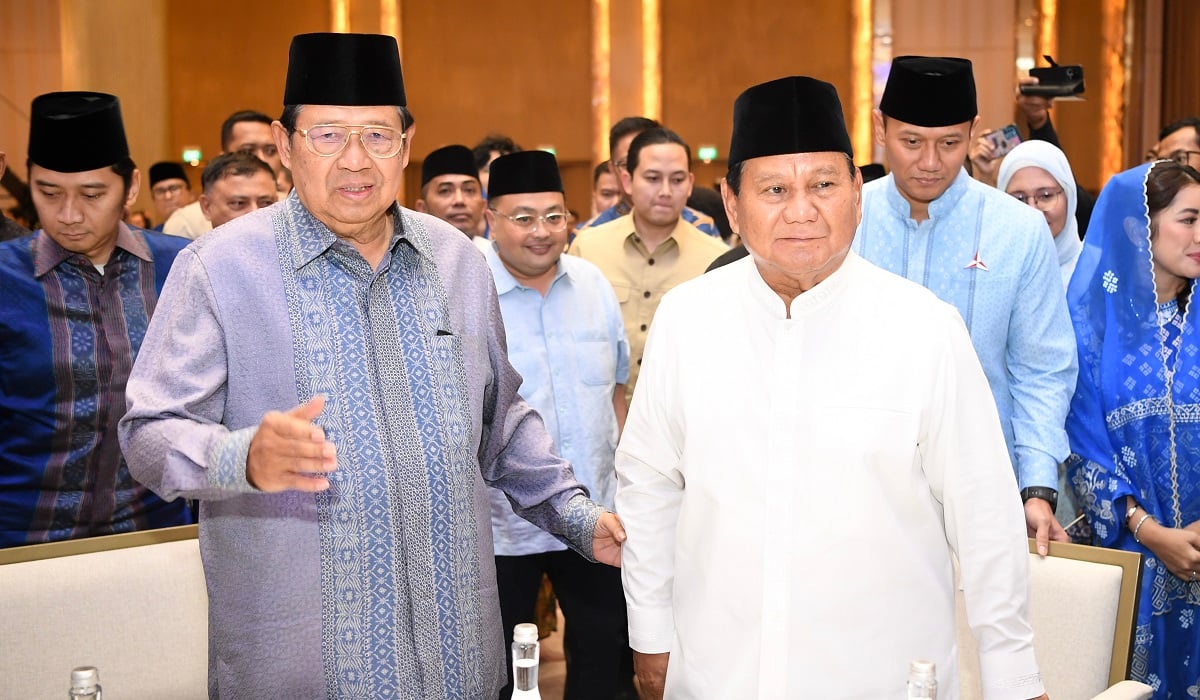 Susilo Bambang Yudhoyono dan Prabowo Subianto 